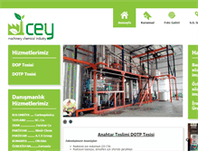 Tablet Screenshot of ceykimya.com